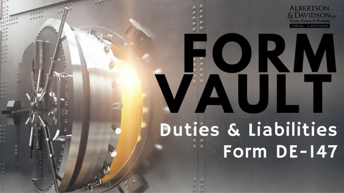 duties and liabilities form DE 147 image