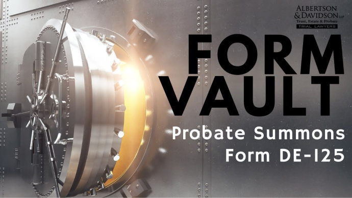 probate summons form de 125 image