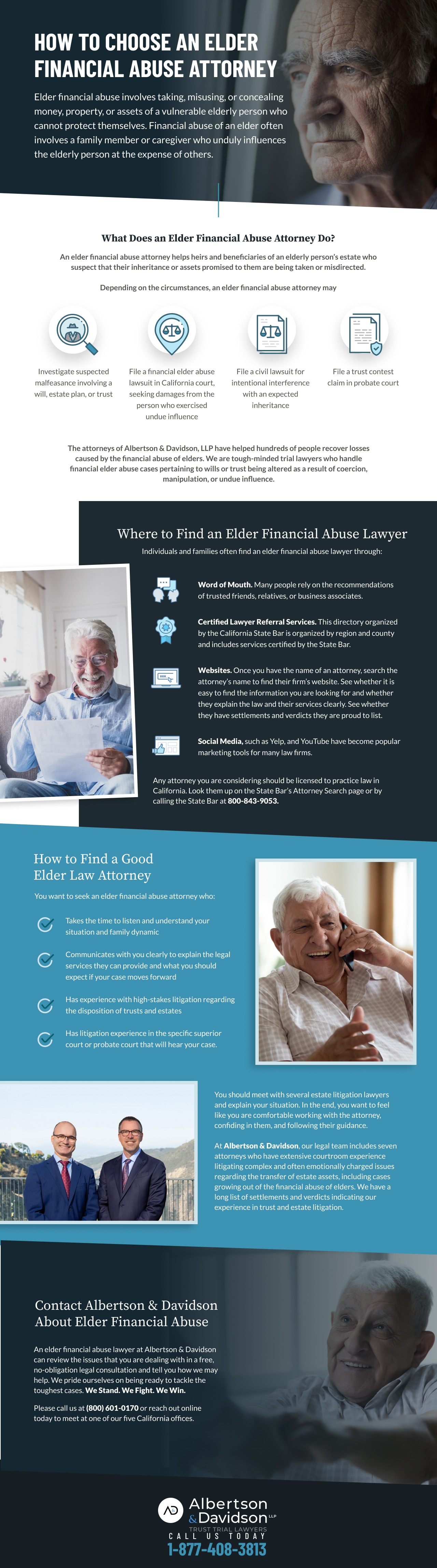 Infographics on How to Choose an Elder Financial Abuse Attorney